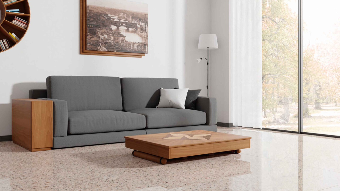 Tavolino Soggiorno Allungabile per 12/14 persone LG LESMO – LG