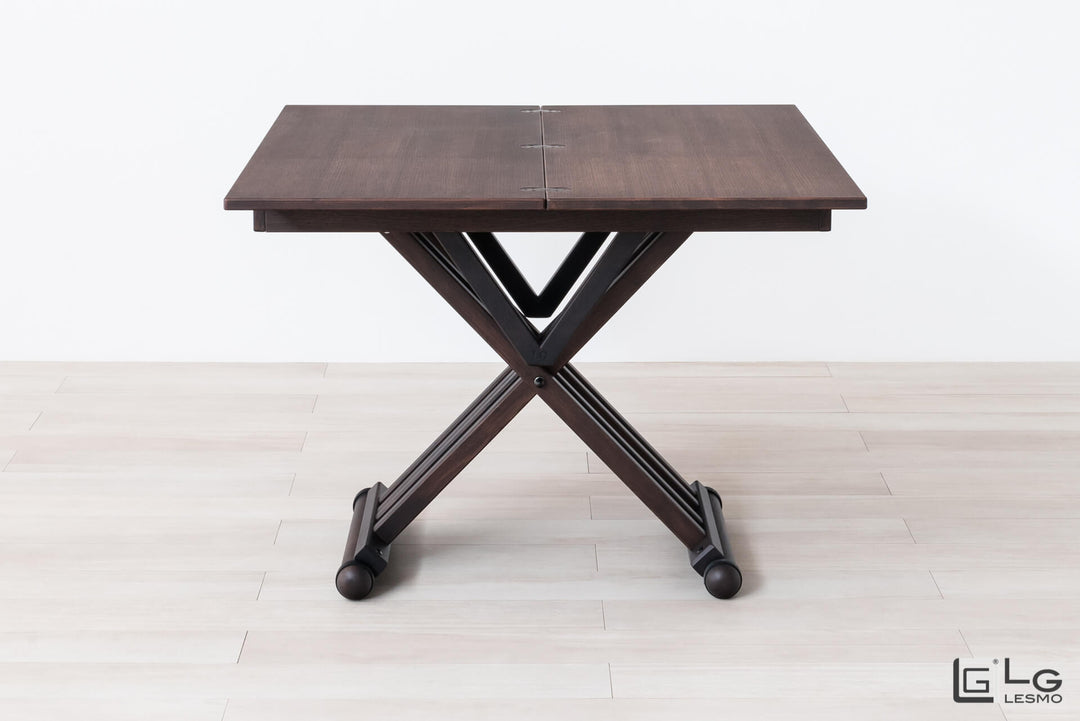 Tobacco oak coffee table extendable up to seats LG LESMO – LG